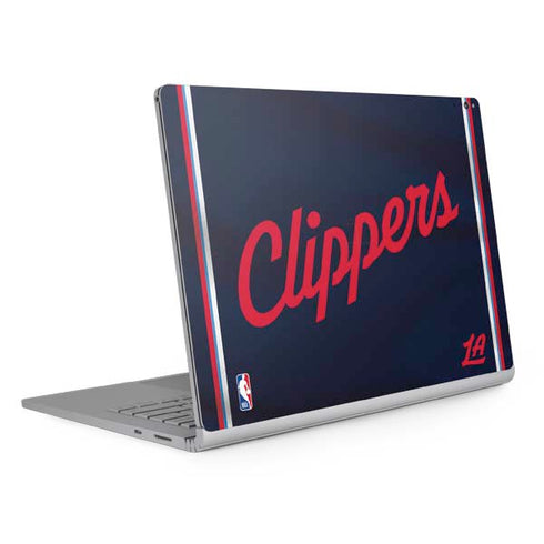 NBA Los Angeles Clippers Distressed Red Surface Book 2 15in Skin